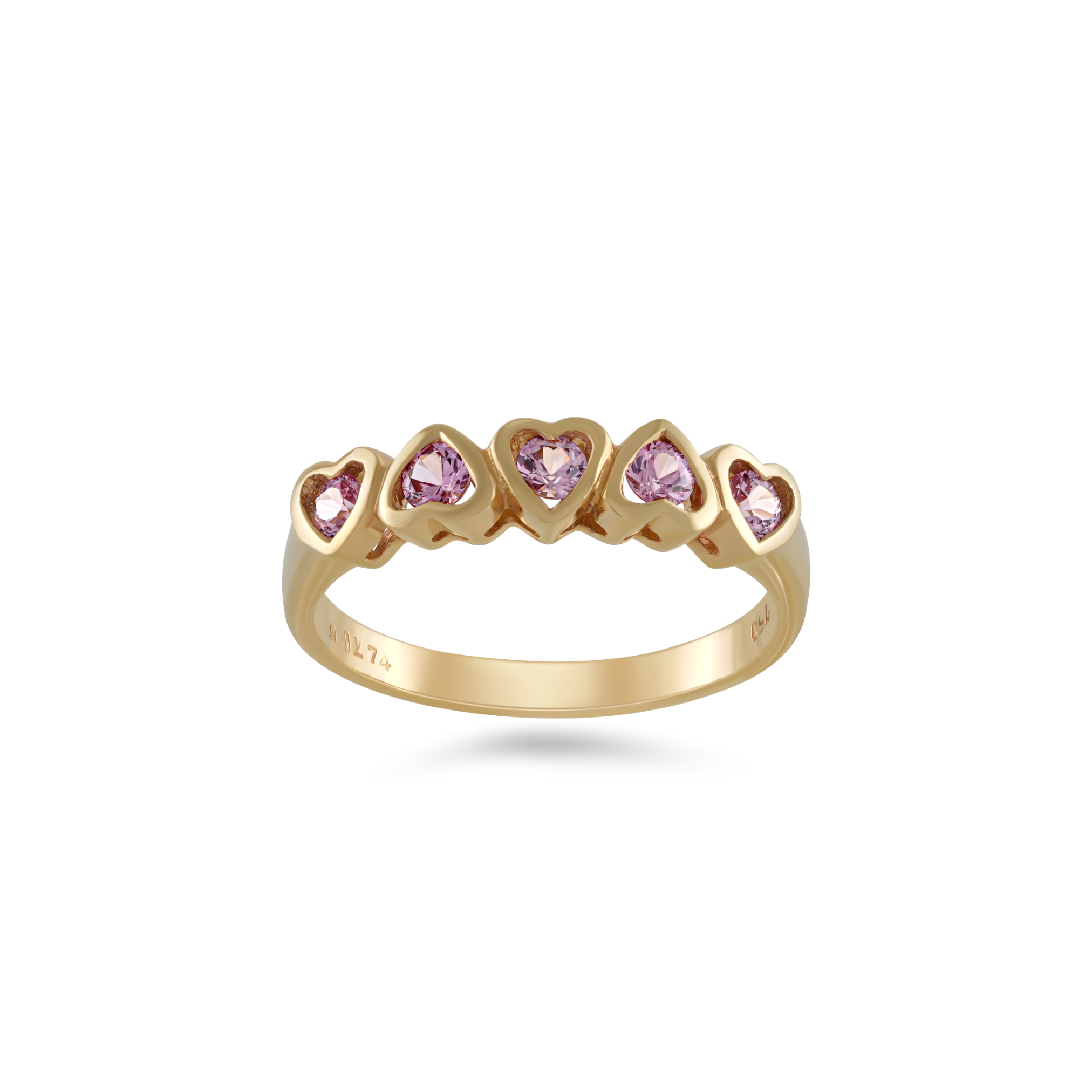 Pink Sapphire Heart Ring – Viibejewelry