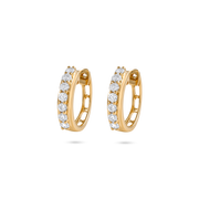 Diamond Huggers Yellow Gold