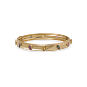 Retro Multi Sapphire Bangle