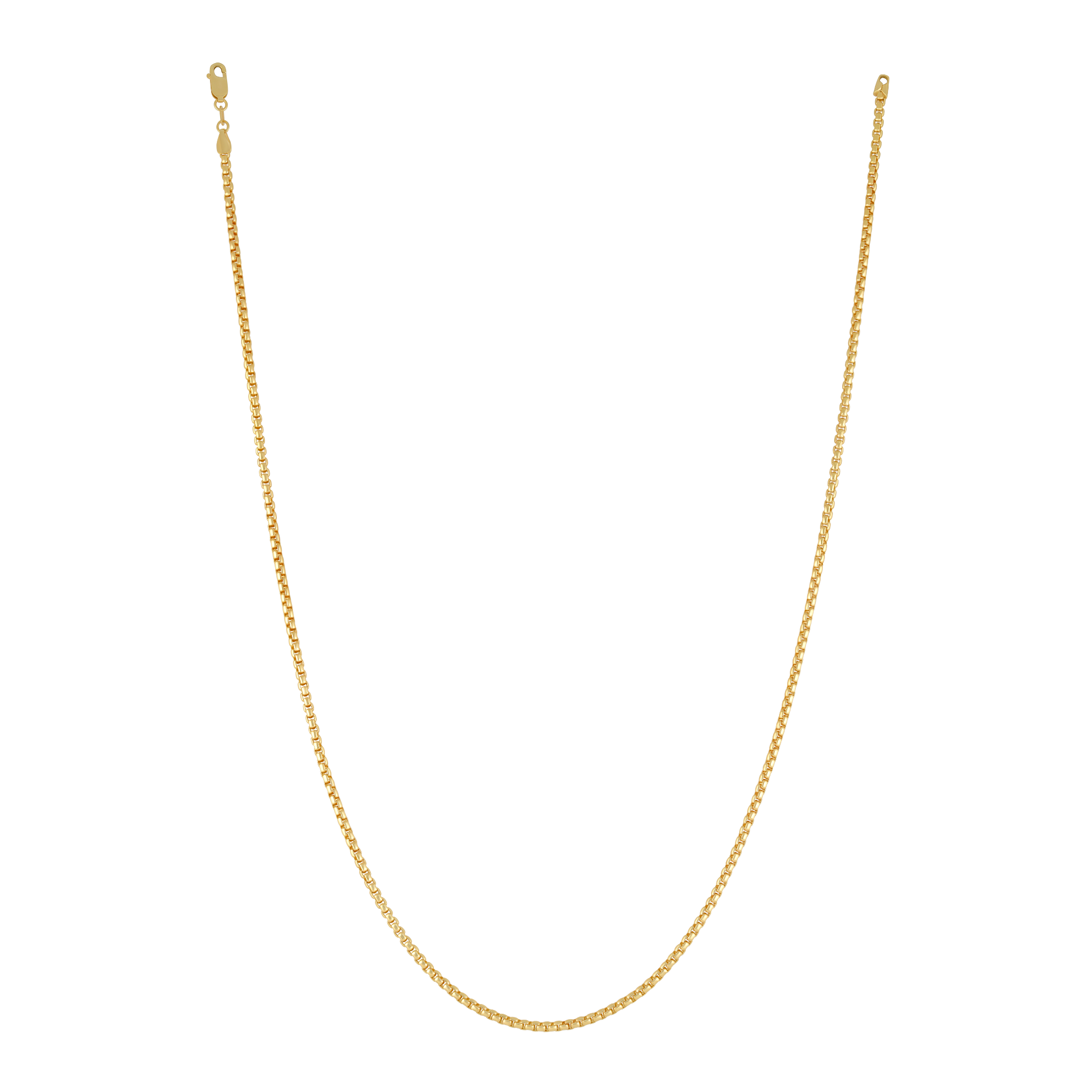 Square Links Gold Chain