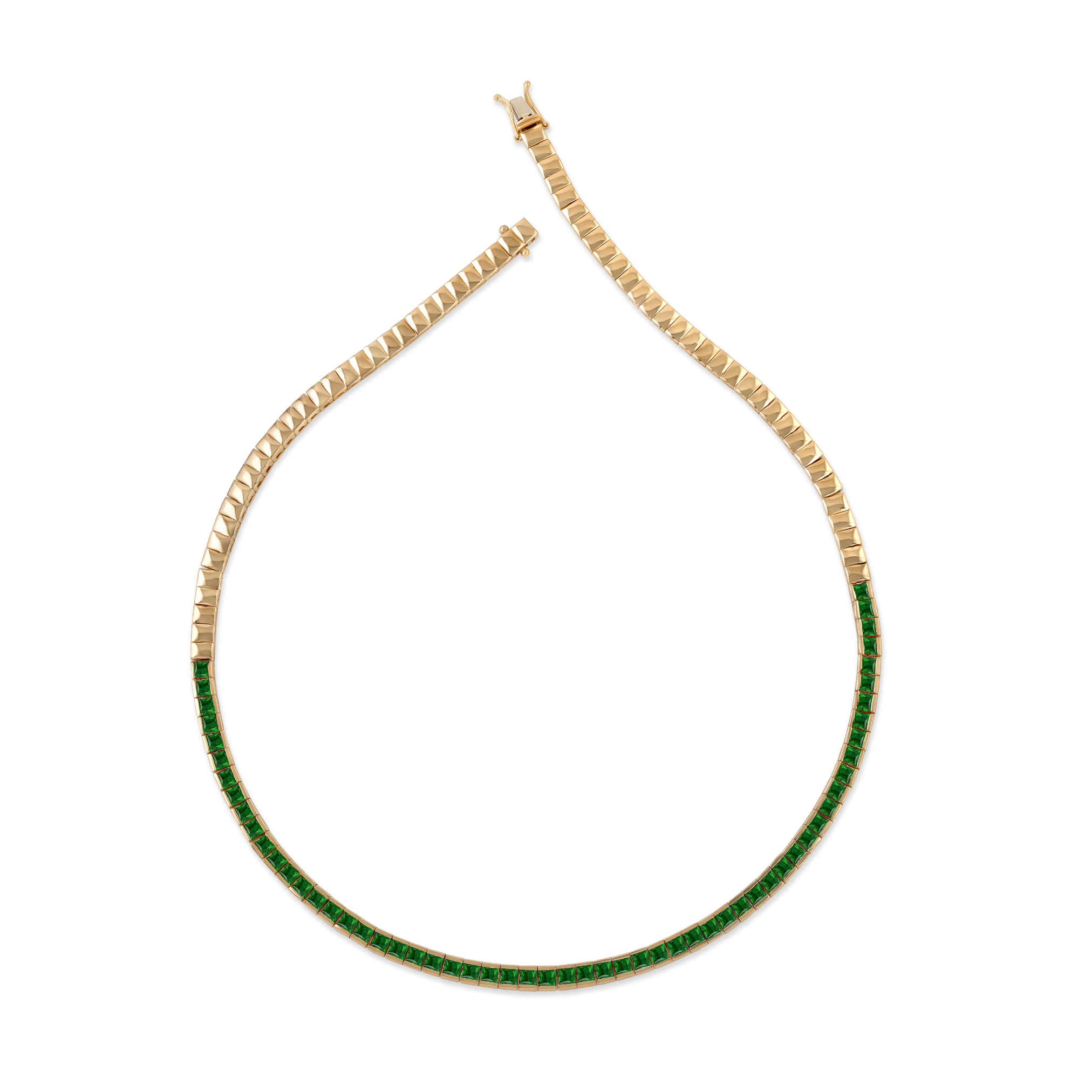 Emerald Tennis Necklace