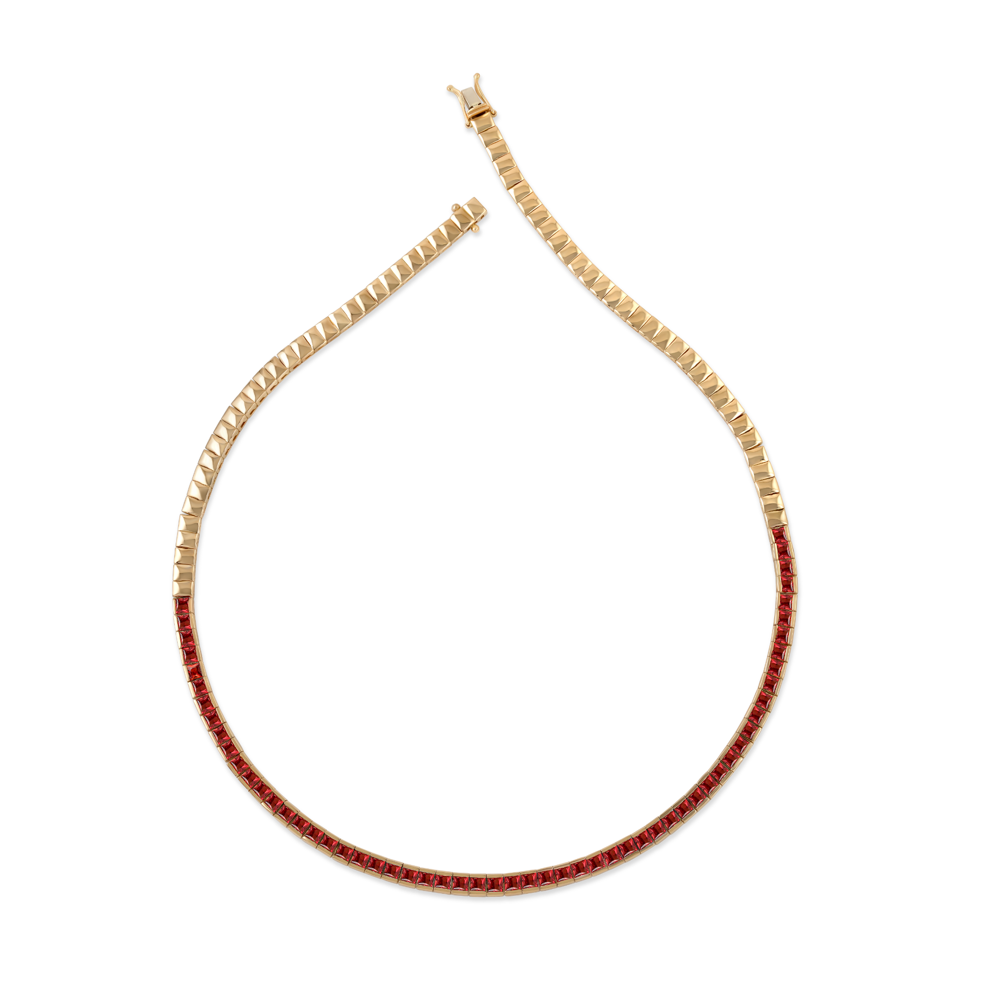 Ruby Tennis Necklace