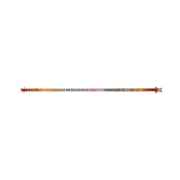 Rainbow Sapphire Tennis Bracelet